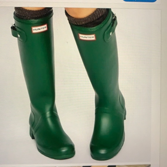 Hunter Shoes - Hunter Green Women's Winter & Rain Boots
